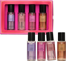 Picture of Victoria's Secret Fragrance Mist Collection 4 Piece Mini Mist Gift Set, Assorted Scents, Gift Set for Women